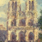CW Mundy - "Notre Dame", 20x16, price 10,500