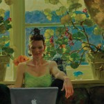 David Hettinger - "Her Apple", 20x24, price 5500
