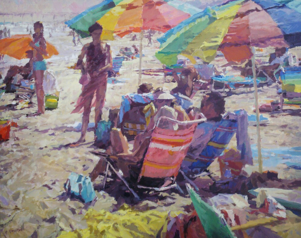 Cameron Smith, Fourth of July, 48x60, acrylic on canvas